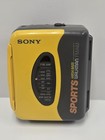 Vintage Sony Sports Walkman Fm am Radio Cassette Player Yellow Wm-sxf16 Works 