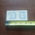 Vintage Motocross Original Die-cut Dg Performance Blue Mx Sticker Decal Yz Rm Cr