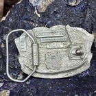 1997 Dale Jarrett Nascar Racing Race Car Driver Die Hard Fan Belt Buckle Pewter