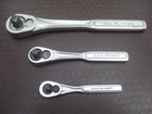 Vintage 3pc  Craftsman Ratchet Set 1 4     3 8    1 2    Drive Quick Release