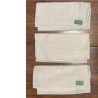 Vintage Irish Linen Handkerchiefs Set Of 3 White Deadstock Pocket Square 11x11