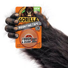 Gorilla Mounting Tape Double Sided Adhesive Roll Strong Hold 1 In X 60 In  Clear