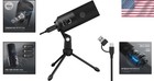 Professional Usb Condenser Microphone With Volume Control For Clear Streaming