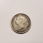 1884 5c Canada Five Cents Silver  0346 Asw - Key Date - Km2 - Sku-q5850