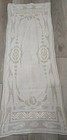 Vtg Madiera Tablerunner   8 Linen Placemat Set Cutwork  Embroidery Stunning Set