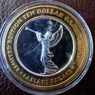 Caesars Palace Limited Edition  10 Gaming Token Silver  999 Casino Las Vegas Bu