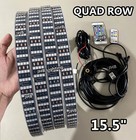 Jhb 15 5  Dream Chasing Flow Quad Row Led Car Truck Wheel Rings Lights 4pcs Set