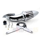 Air Cleaner Intake Filter Bullet For Honda Aero 750 Vt750 All Years Chrome