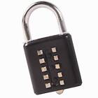 2pcs 10 Digit Combination Lock Push Button Padlock Cabinet Security Padlock