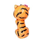 Vintage Smitten Kitten Girl Tiger Paper Mache Coin Bank