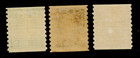 Canada Scott 205-207 Coil Stamps  Mint Hinged  Fine-very Fine  Scv  49 00