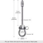 Heavy Duty Swing Hangers With Bearings - Set Of 4 Stainless Steel 304 Hardware