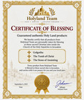 Blessed Anointing Oil 200ml Jerusalem Holy Land Christian Prayer Devotion Gift