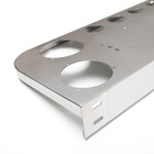 Stainless Steel Real Light Panel With 4 Inch Light Round Cutouts And 2inch Li   