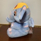 Neopets Blue Starry Elephant 10  Plush Stuffed Animal  2008 Jakks Pacific