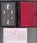 1985 Royal Canadian Mint 7 Pieces With Double Dollar Proof Coin Set - Silver  1
