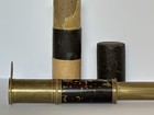 Antique Brass Nautical Spyglass 3 Draw Telescope   Sheath