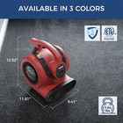 Alorair 4x Air Mover Blower Fan 600cfm Portable Carpet Dryer Basement Garage