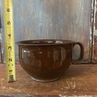 Antique 19th Century Large Redware Mug