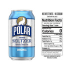 Polar Seltzer Water Original  12 Fl Oz Cans  18 Pack