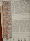 China 1898 Chinese Imperial Government 50 Pounds Gold Coupons Bond Loan Dab