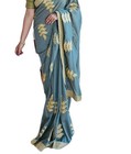 Exclusive Indian Bollywood Designer Ethnic Partywear Sari Silk Embroidered Saree