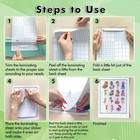 20 Self-adhesive Laminating Sheets 9 X 12 Clear Overlay No Machine Needed