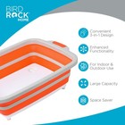 Silicone Collapsible Food Prep Cutting Board Grill Caddy Tub Colander Lid