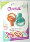 Choomee Softsip Pouch Tops W  Flow-control Valve 6 Mos  2-pack 