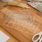 8 Pc Template Stencil Set Drawing Arts And Crafts Ovals Circles Squares Hexagons
