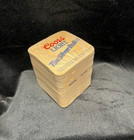 Vintage Coors Light Beer The Silver Bullet Coasters  100 Rare 1986 3 5x3 5