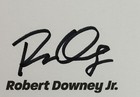 Robert Downey Jr Signed Full Signature Autograph Book Cool Food Bas Beckett Coa