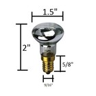 Set Of 2  R39 E17 Replacement Light Bulb Motion Lamp 30w Reflector Type