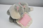 Vintage Eden Toys Grey Cat Kitten Sleeping Pillow Plush Musical Wind Up 8 Inches