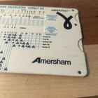 Vintage 1989 Amersham Model 752 Radiographic Exposure Calculator Slide Rule