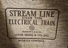 Vintage Louis Marx Stream Line Train