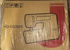Janome Hd5000 Black Heavy Duty Sewing Machine With Free Extra Kit