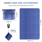Ultra-soft Travel Blanket - Warm  Lightweight  For Home Car Airplane And Camping