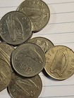 Irish  Large 10p Coin Ten Pence Harp And Salmon Eire Ireland Mixed Dates Old