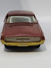Vtg 1967 Philco Nt-11 Ford Thunderbird Dealer Promo Transistor Radio Maroon Nr