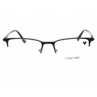 Calvin Klein Men s Eyeglasses Matte Black Half Rim Rectangular Frame Ck22118 002