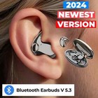Inear Bluetooth Earbuds Headset Tws5 3 Wireless Earphone Invisible For All Phone