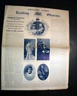 Rare Coronation Of King   Queen Edward Vii And Alexandra 1901 England Newspaper
