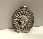 Vintage Birth Gramm Copper Tin Lined Mini Chocolate Mold Switzerland Sun Sunburs