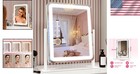 Led Vanity Mirror With Lights Dimmable Touch Control Modern Makeup Mirror