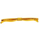 Vintage Art Deco Open Bow Collar Stay Clip