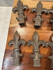Fleur De Lis Finial Cast Iron Finial Ornamental Fence Topper Fencing Lot Of 14