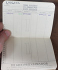 Vintage Greenwich Savings Bank Book  New York  Ny With 1 Entry Dated 1940