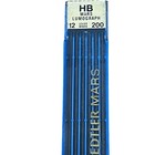 Vintage Staedtler Mars Lumograph Hb New 12 Leads 200 New Old Stock