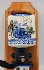 Polish Pottery Coffee Kawa Grinder Wall-mount Grape Leaf 